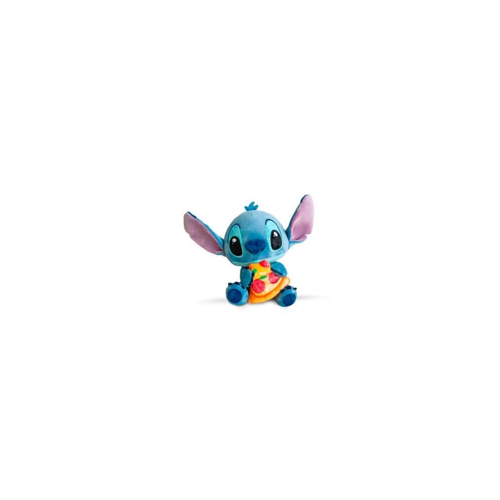 LILO E STITCH 25CM STITCH WITH PIZZA PELUCHE FIGURE SIMBA TOYS