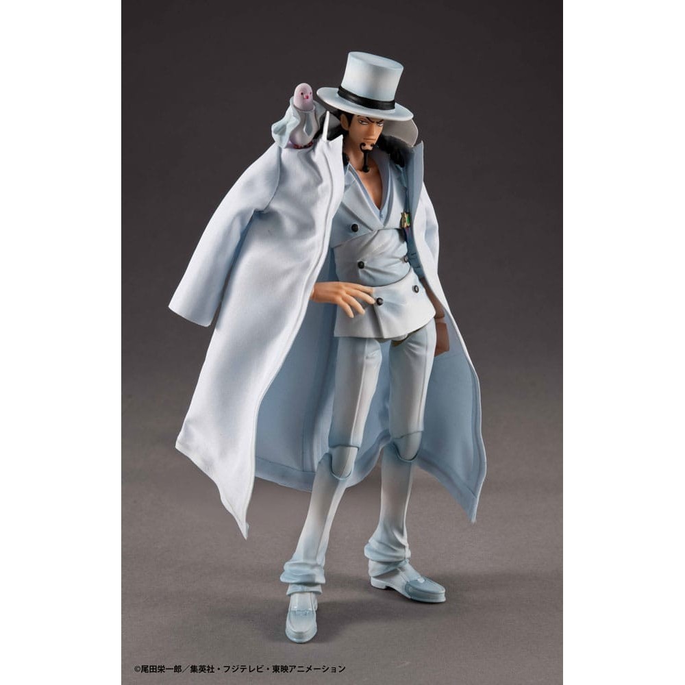MEGAHOUSE ONE PIECE ROB LUCCI VER. 1.5 VARIABLE ACTION HERO SERIES PVC ACTION FIGURE