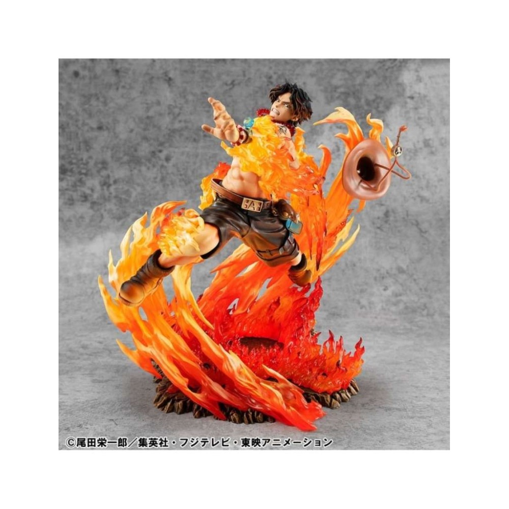 ONE PIECE P.O.P. PORTGAS D. ACE NEO MAXIMUM LIMITED STATUA FIGURE MEGAHOUSE