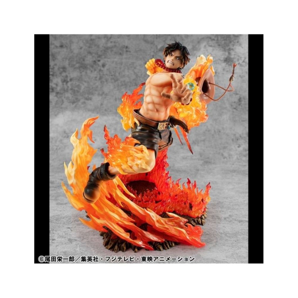 MEGAHOUSE ONE PIECE P.O.P. SERIES PORTGAS D. ACE NEO MAXIMUM LTD STATUE FIGURE