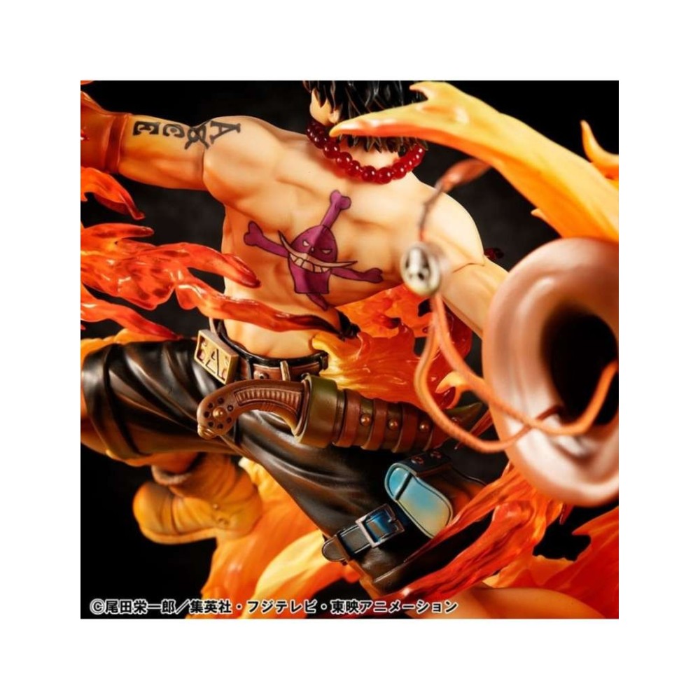 ONE PIECE P.O.P. PORTGAS D. ACE NEO MAXIMUM LIMITED STATUA FIGURE MEGAHOUSE