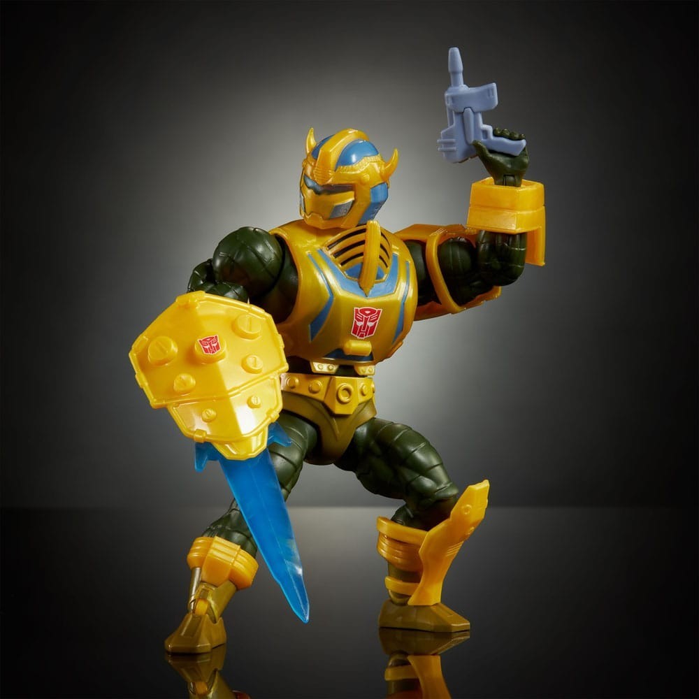 MASTERS X TRANFORMERS BUMBLEBEE ARMOR MAN-AT-ARMS ACTION FIGURE MATTEL