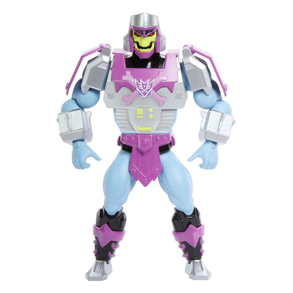 MATTEL MOTU X TRANFORMERS MEGATRON ARMOR SKELETOR PVC ACTION FIGURE