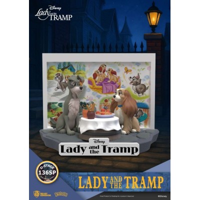 BEAST KINGDOM D-STAGE LADY AND THE TRAMP DS-136SP STATUE FIGURE DIORAMA