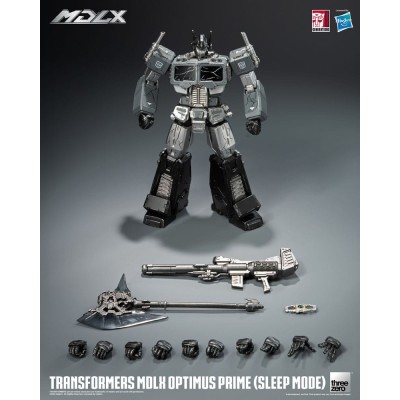TRANSFORMERS MDLX OPTIMUS PRIME SLEEP MODE ACTION FIGURE THREEZERO