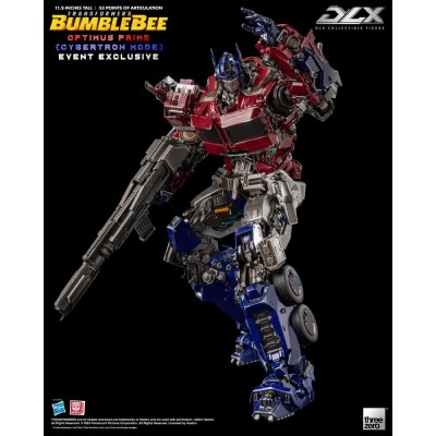 THREEZERO TRANSFORMERS BUMBLEBEE DLX SERIES OPTIMUS PRIME CYBERTRON MODE 28CM ACTION FIGURE