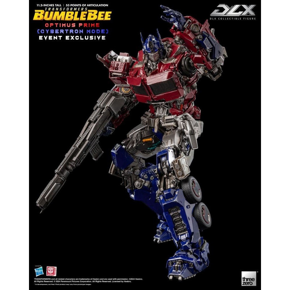 THREEZERO TRANSFORMERS BUMBLEBEE DLX SERIES OPTIMUS PRIME CYBERTRON MODE 28CM ACTION FIGURE