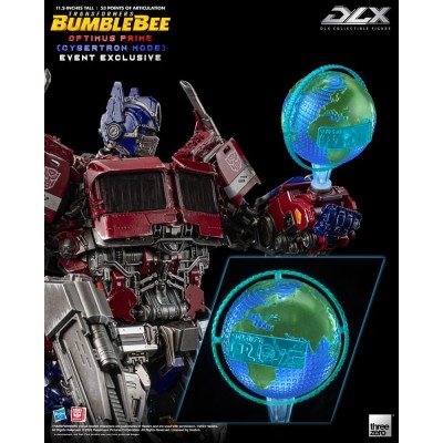 TRANSFORMERS BUMBLEBEE DLX OPTIMUS PRIME CYBERTRON MODE ACTION FIGURE THREEZERO