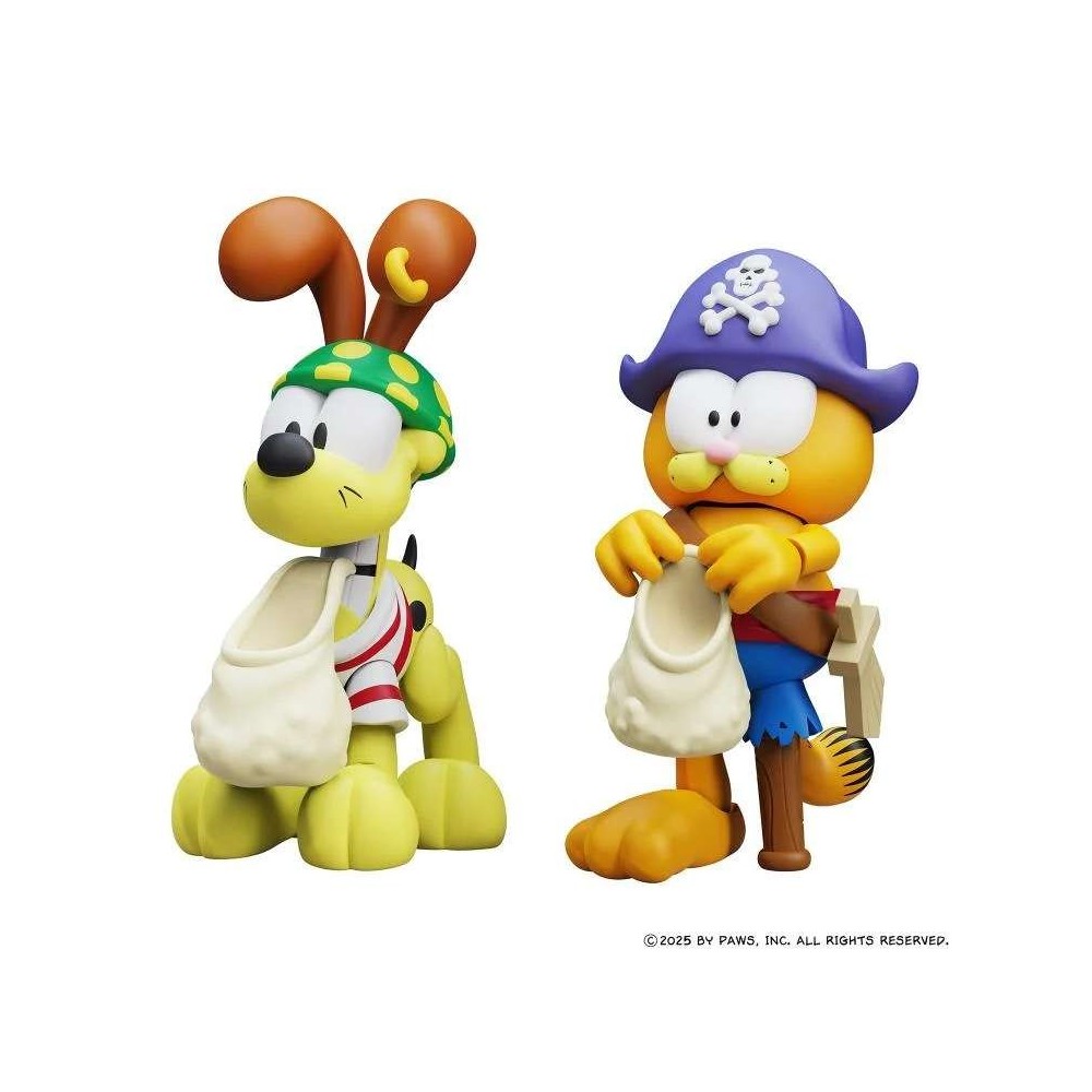 GARFIELD HALLOWEEN ADVENTURE PIRATE GARFIELD & PIRATE ODIE ACTION FIGURE BOSS FIGHT STUDIO