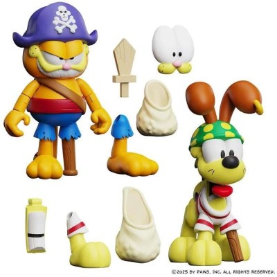 BOSS FIGHT STUDIO GARFIELD HALLOWEEN ADVENTURE PIRATE GARFIELD AND PIRATE ODIE 2-PACK ACTION FIGURE