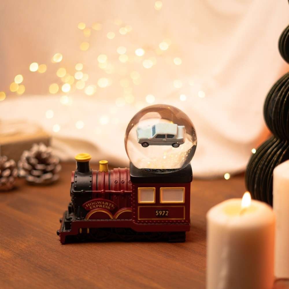HARRY POTTER HOGWARTS EXPRESS TRAIN SNOW GLOBE PALLA DI NEVE GRUPO ERIK