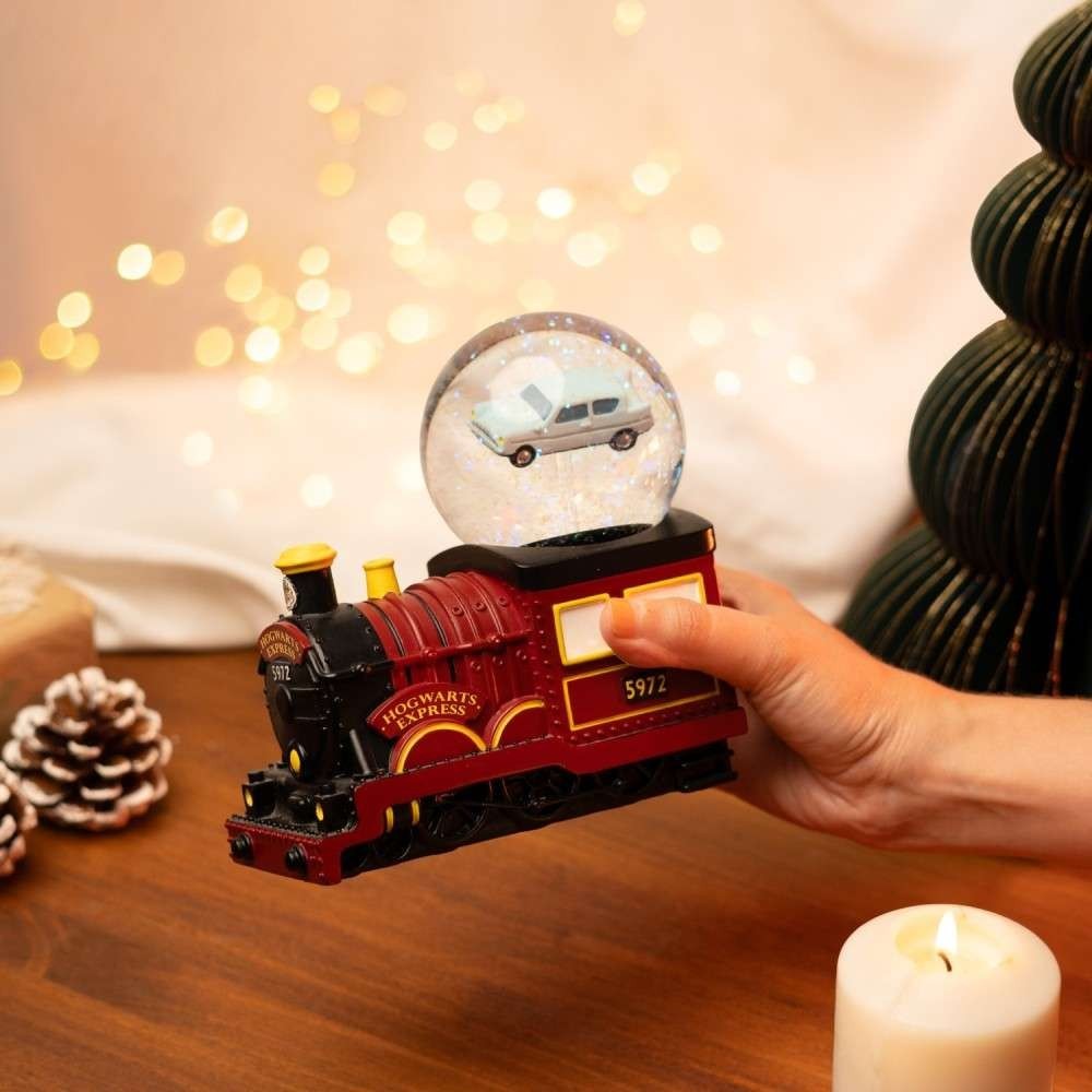 HARRY POTTER HOGWARTS EXPRESS TRAIN SNOW GLOBE PALLA DI NEVE GRUPO ERIK
