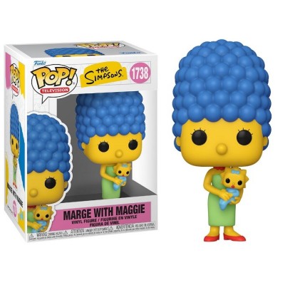 FUNKO POP! THE SIMPSONS MARGE WITH MAGGIE BOBBLE HEAD FIGURE FUNKO