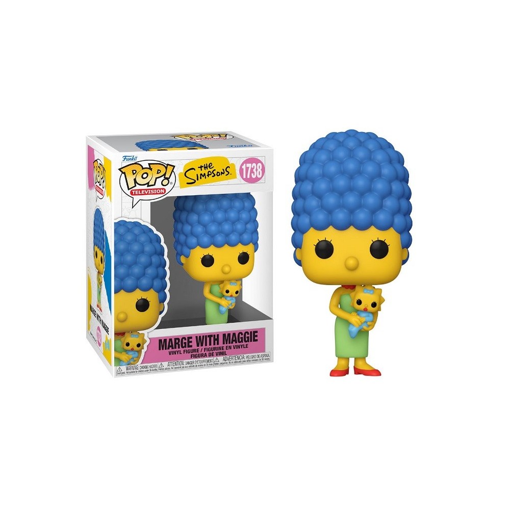 FUNKO FUNKO POP! TELEVISION THE SIMPSONS MARGE WITH MAGGIE BOBBLE HEAD PVC FIGURE