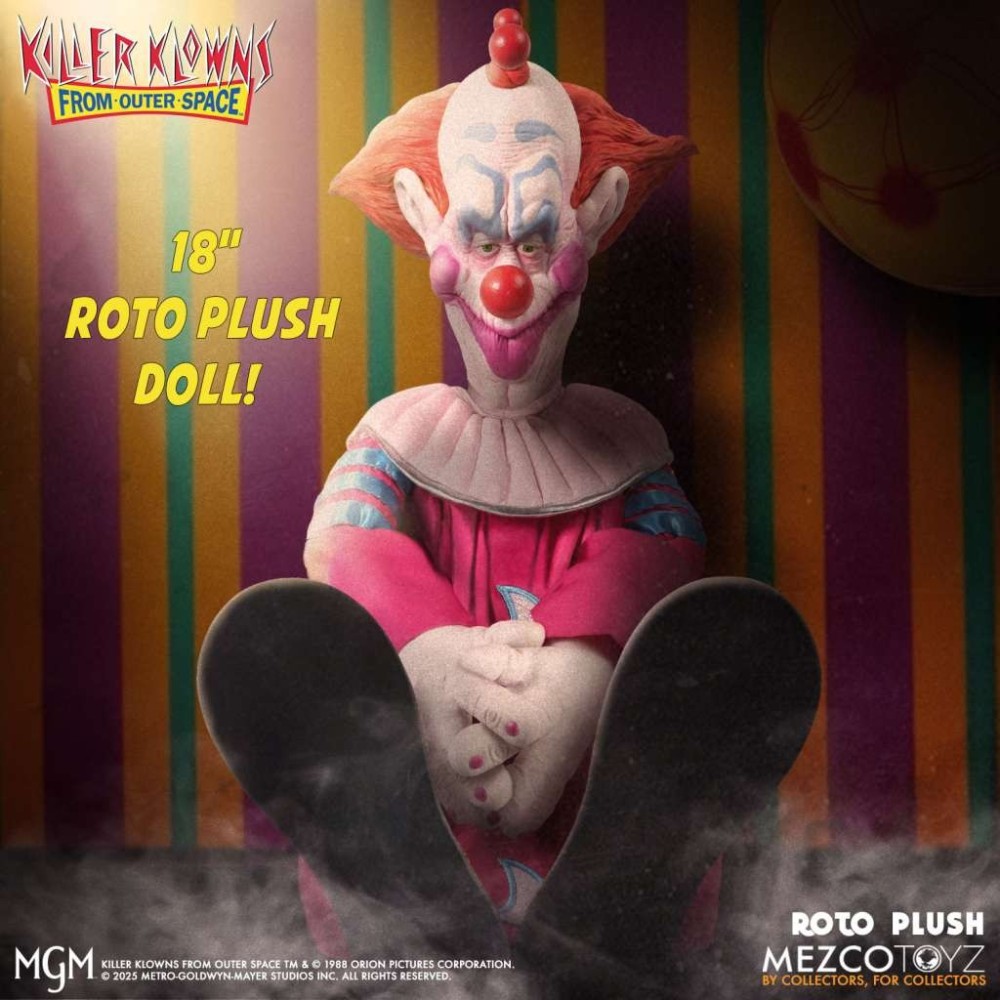 KILLER KLOWNS FROM OUTER SPACE SLIM ROTO PLUSH 45 CM DOLL FIGURE MEZCO TOYS