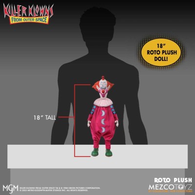MEZCO TOYS KILLER KLOWNS FROM OUTER SPACE SLIM ROTO PLUSH 18" DOLL FIGURE