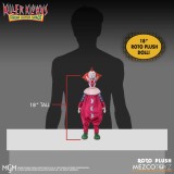 MEZCO TOYS KILLER KLOWNS FROM OUTER SPACE SLIM ROTO PLUSH 18" DOLL FIGURE
