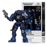 MC FARLANE WARHAMMER 40000 LIEUTENANT IN PHOBOS ARMOR SPACE MARINE ACTION FIGURE