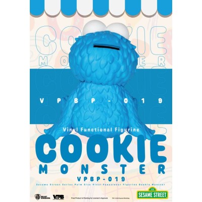 SESAME STREET COOKIE MONSTER FIGURAL BANK SALVADANAIO BEAST KINGDOM
