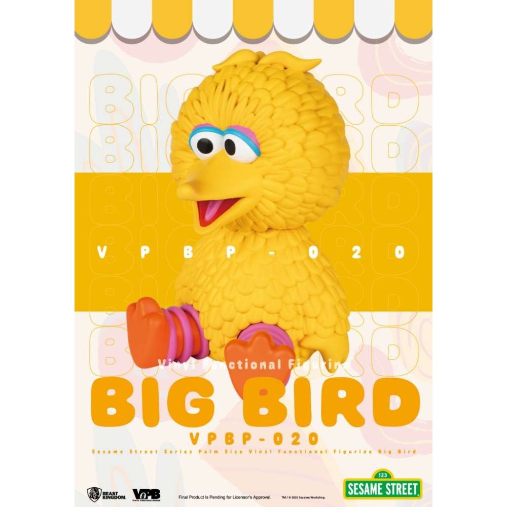 BEAST KINGDOM SESAME STREET BIG BIRD FIGURAL PIGGY BANK