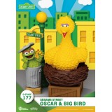 BEAST KINGDOM D-STAGE 177 SESAME STREET OSCAR & BIG BIRD STATUE FIGURE DIORAMA