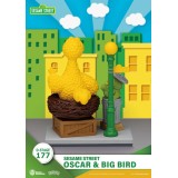 D-STAGE SESAME STREET OSCAR & BIG BIRD STATUA FIGURE DIORAMA BEAST KINGDOM
