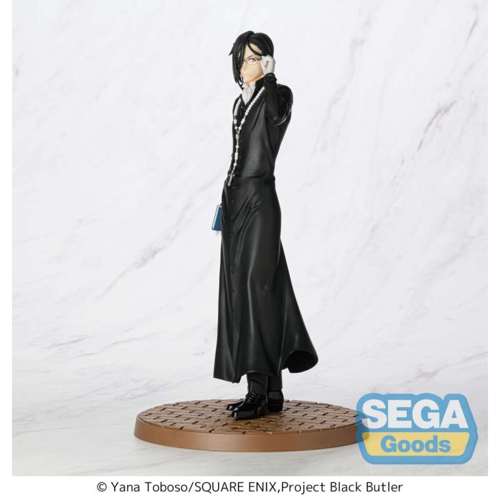 SEGA GOODS BLACK BUTLER SEBASTIAN MICHAELIS PUBLIC SCHOOL VERSION LUMINASTA STATUE PVC FIGURE
