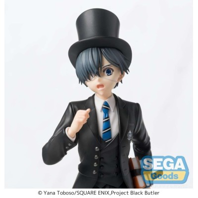 SEGA GOODS BLACK BUTLER CIEL PHANTOMHIVE PUBLIC SCHOOL VERSION LUMINASTA STATUE PVC FIGURE