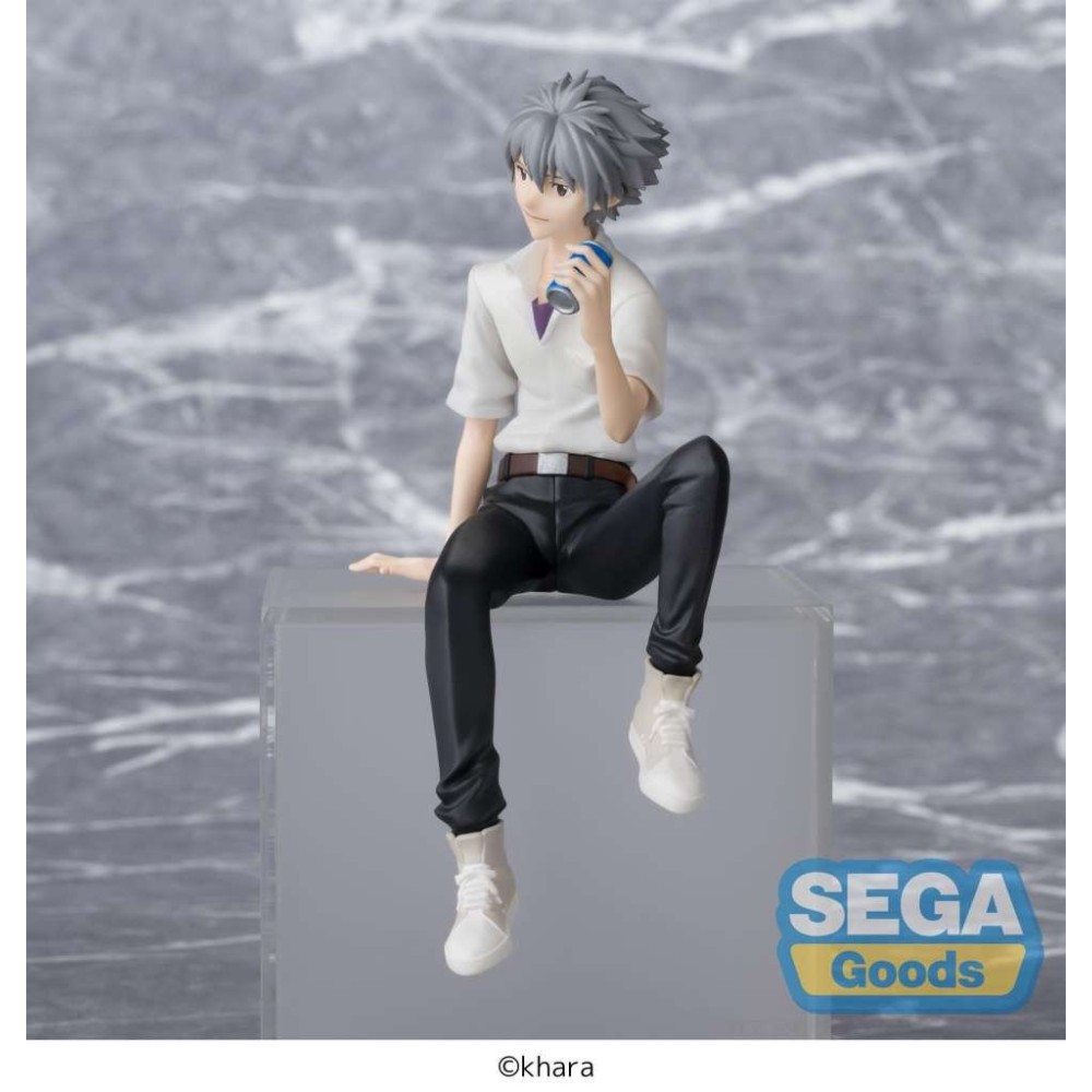 SEGA GOODS REBUILD OF EVANGELION KAWORU NAGISA PM PERCHING STATUE PVC FIGURE
