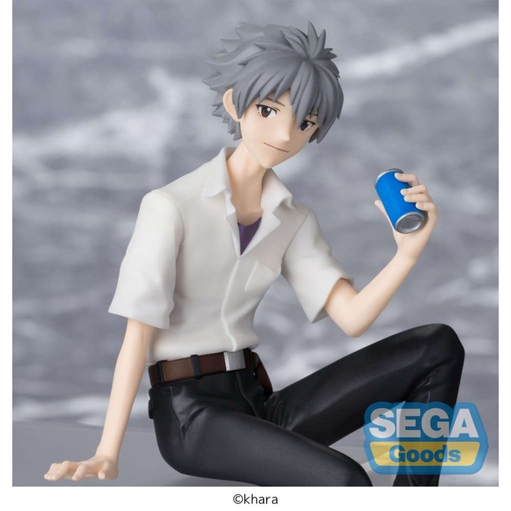 SEGA GOODS REBUILD OF EVANGELION KAWORU NAGISA PM PERCHING STATUE PVC FIGURE