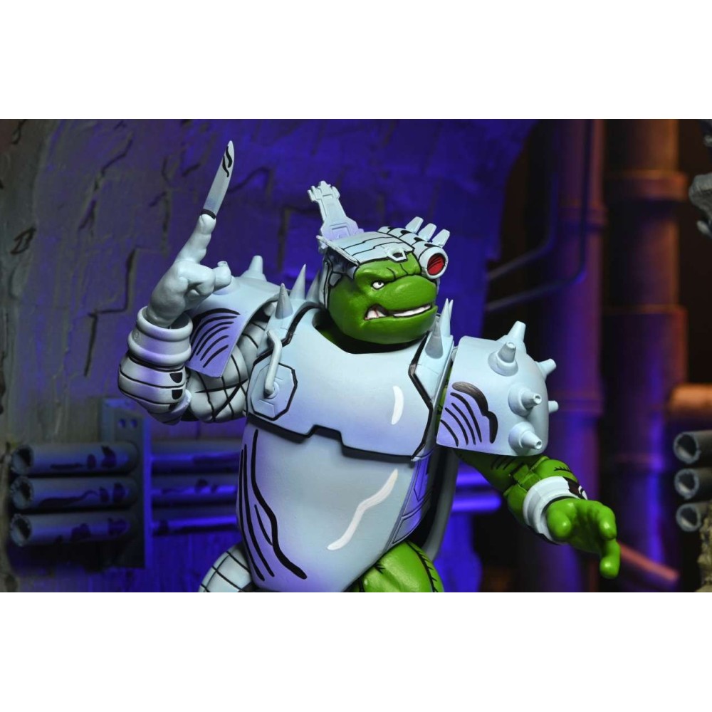 NECA TMNT NINJA TURTLES MIRAGE COMICS CYBORG DONATELLO PVC ACTION FIGURE