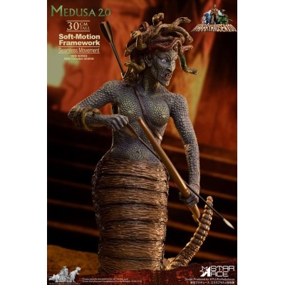 RAY HARRYHAUSEN SOFT MOTION MEDUSA 30CM DIORAMA STATUA IN RESINA FIGURE STAR ACE