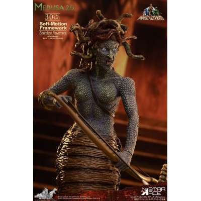RAY HARRYHAUSEN SOFT MOTION MEDUSA 30CM DIORAMA STATUA IN RESINA FIGURE STAR ACE