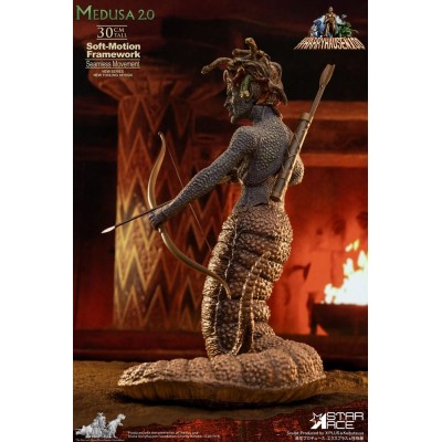 RAY HARRYHAUSEN SOFT MOTION MEDUSA 30CM DIORAMA STATUA IN RESINA FIGURE STAR ACE