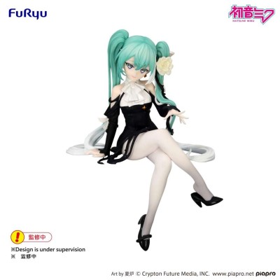 HATSUNE MIKU FLOWER FAIRY WHITE ROSE NOODLE STOPPER FIGURE STATUA FURYU
