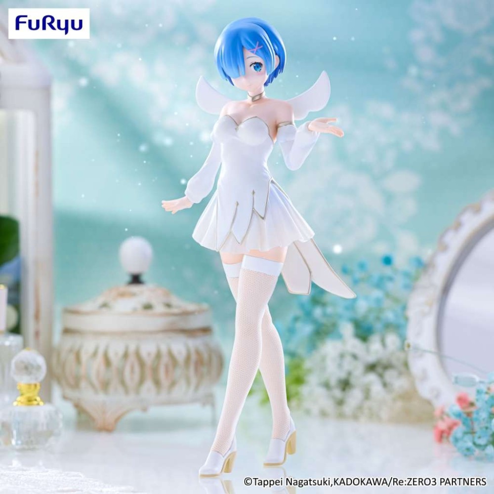 FURYU RE:ZERO REM LITTLE WINGS BICUTE PURE PVC STATUE FIGURE