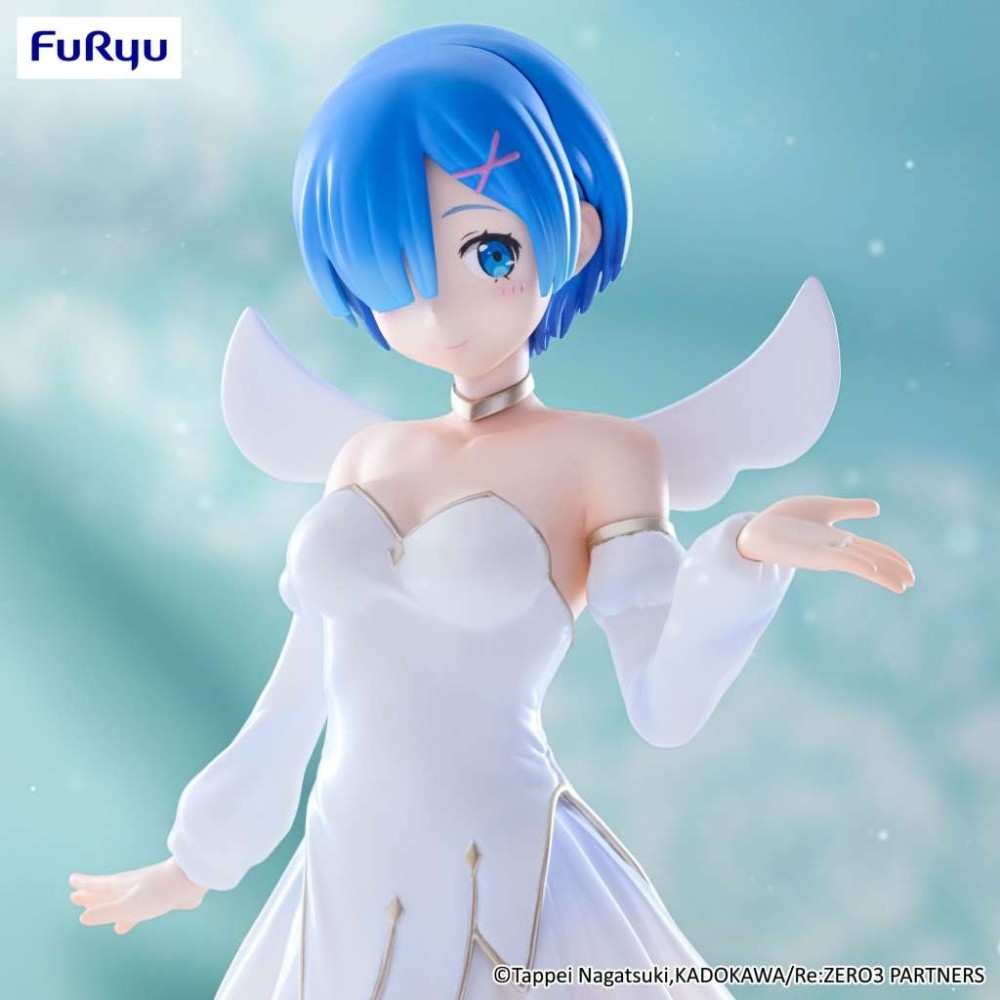 FURYU RE:ZERO REM LITTLE WINGS BICUTE PURE PVC STATUE FIGURE
