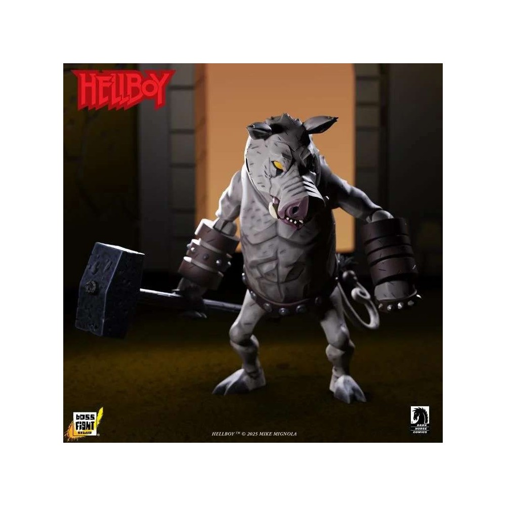 HELLBOY GRUAGACH THE WILD HUNT ACTION FIGURE BOSS FIGHT STUDIO