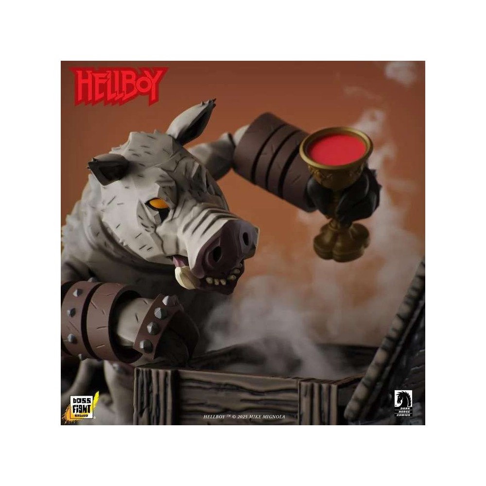 HELLBOY GRUAGACH THE WILD HUNT ACTION FIGURE BOSS FIGHT STUDIO