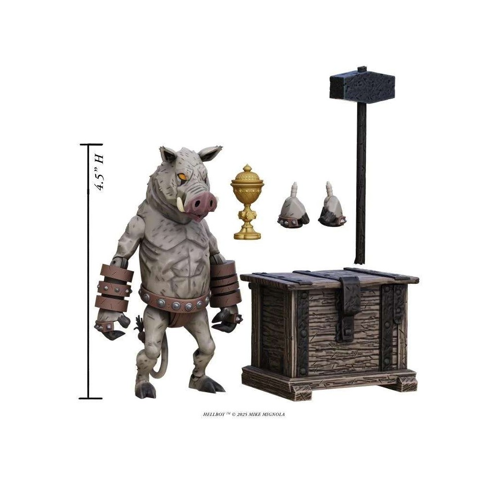 HELLBOY GRUAGACH THE WILD HUNT ACTION FIGURE BOSS FIGHT STUDIO