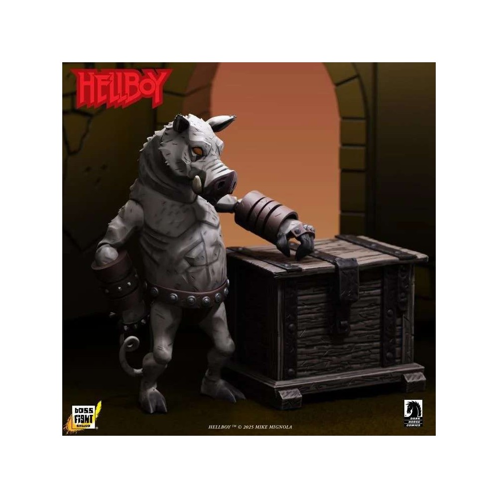 HELLBOY GRUAGACH THE WILD HUNT ACTION FIGURE BOSS FIGHT STUDIO