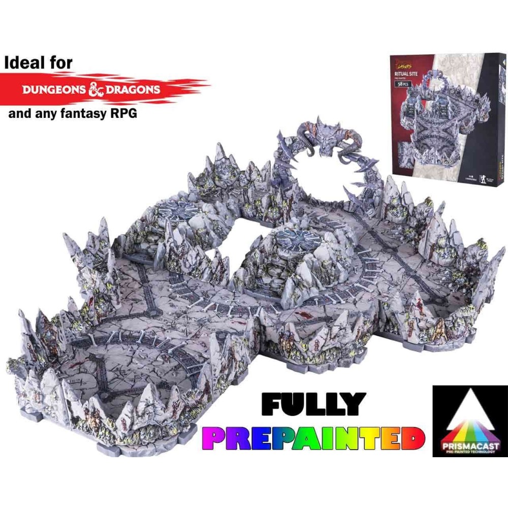 ARCHON STUDIO DUNGEONS AND LASERS RITUAL SITE PRE-PAINTED TERRAIN