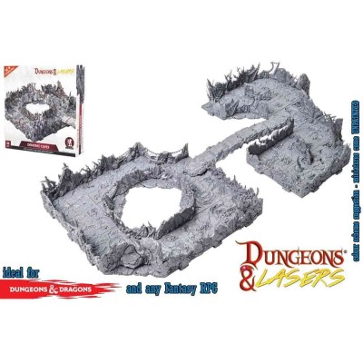 ARCHON STUDIO DUNGEONS AND LASERS DEMONIC CAVES UNPAINTED TERRAIN