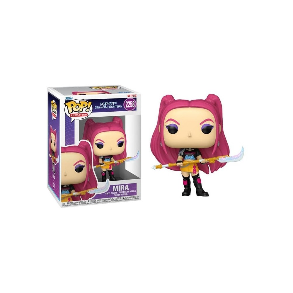 FUNKO POP! K-POP DEMON HUNTERS MIRA BOBBLE HEAD FIGURE FUNKO