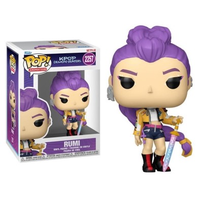 FUNKO POP! K-POP DEMON HUNTERS RUMI BOBBLE HEAD FIGURE FUNKO