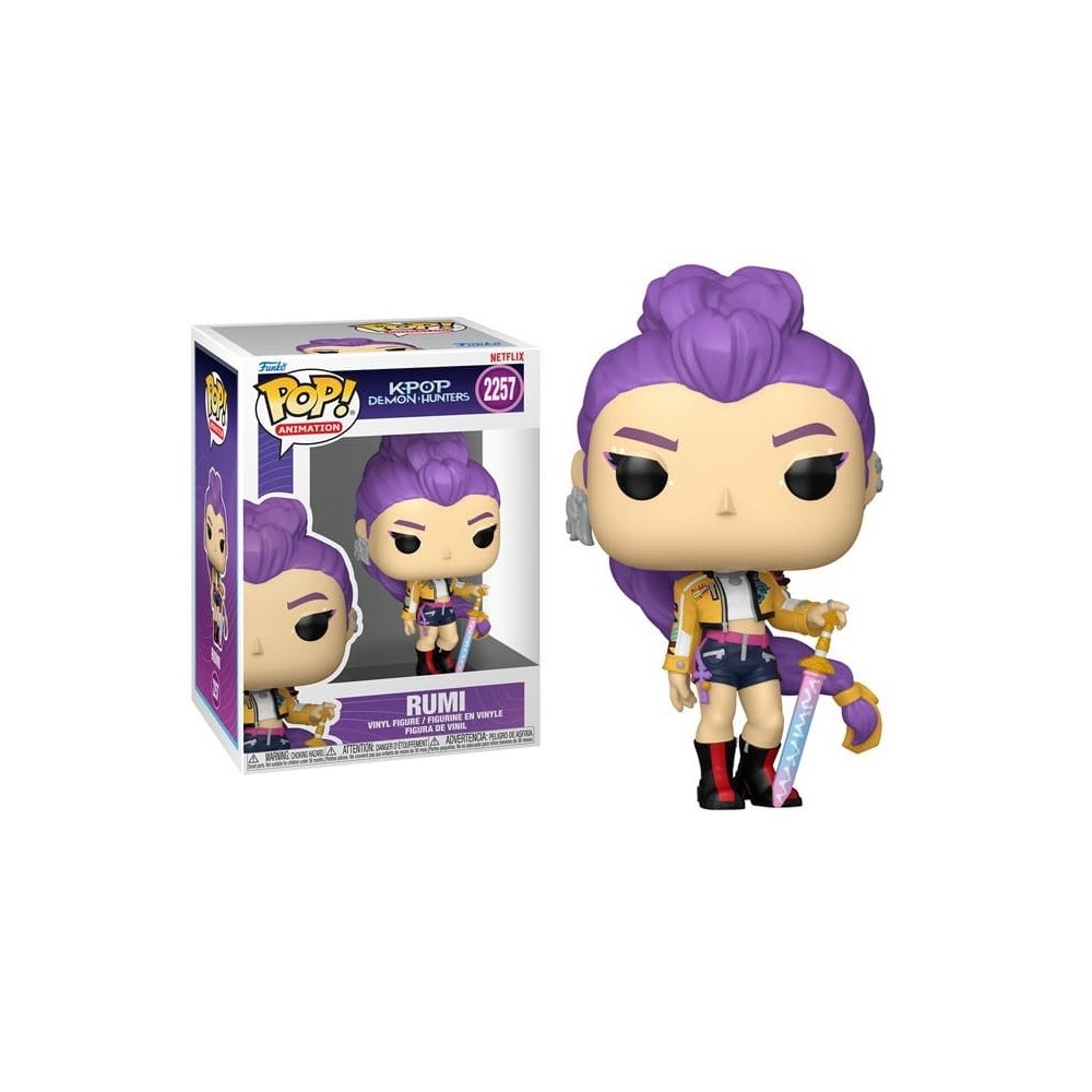 FUNKO POP! K-POP DEMON HUNTERS RUMI BOBBLE HEAD FIGURE FUNKO