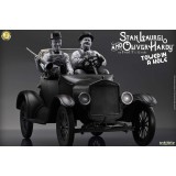 INFINITE STATUE LAUREL AND HARDY ON FORD T 1/12 SCALE RESIN STATUE FIGURE