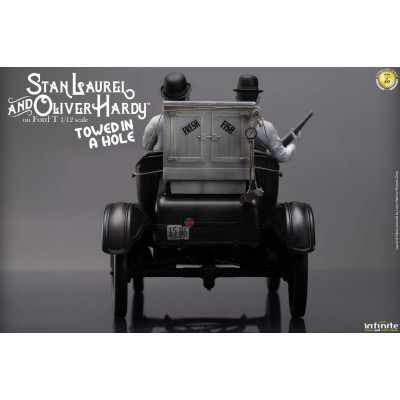 INFINITE STATUE LAUREL AND HARDY ON FORD T 1/12 SCALE RESIN STATUE FIGURE