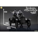 INFINITE STATUE LAUREL AND HARDY ON FORD T 1/12 SCALE RESIN STATUE FIGURE