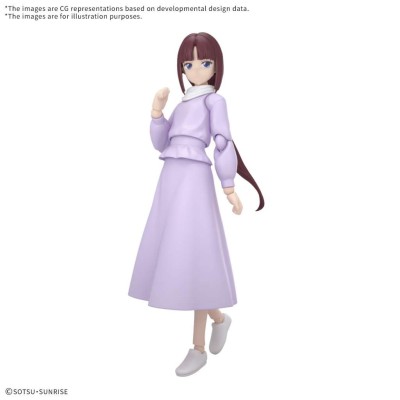 BANDAI FIGURE RISE TIFFA ADILL MODEL KIT PVC ACTION FIGURE